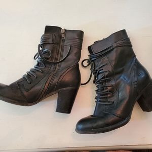 Born Tie Black Booties